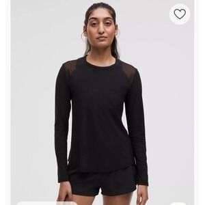 LULULEMON Sculpt Long-Sleeve Shirt Women's Size 4 Black Current 2025 Release $78